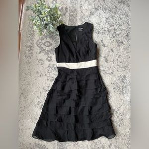 BCBG Layered Ruffle Dress